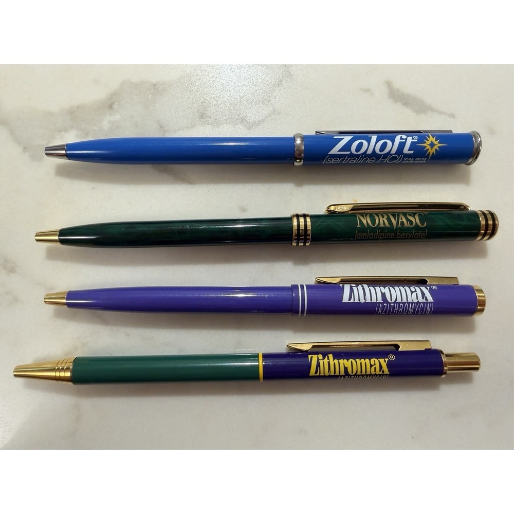 Lot Of 4 Metal Pens